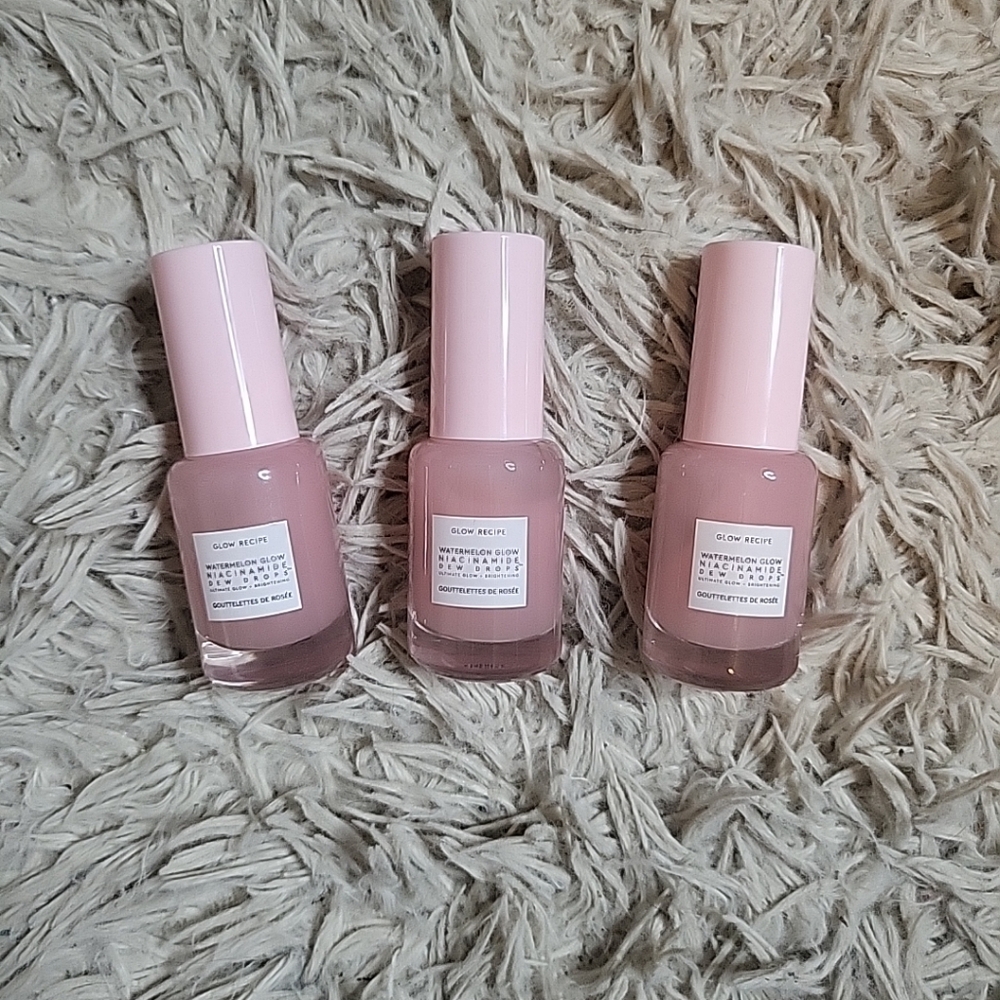 3 Glow Recipe Watermelon Glow Niacinamide Dew Drops Highlighter Serum 10mL Korea